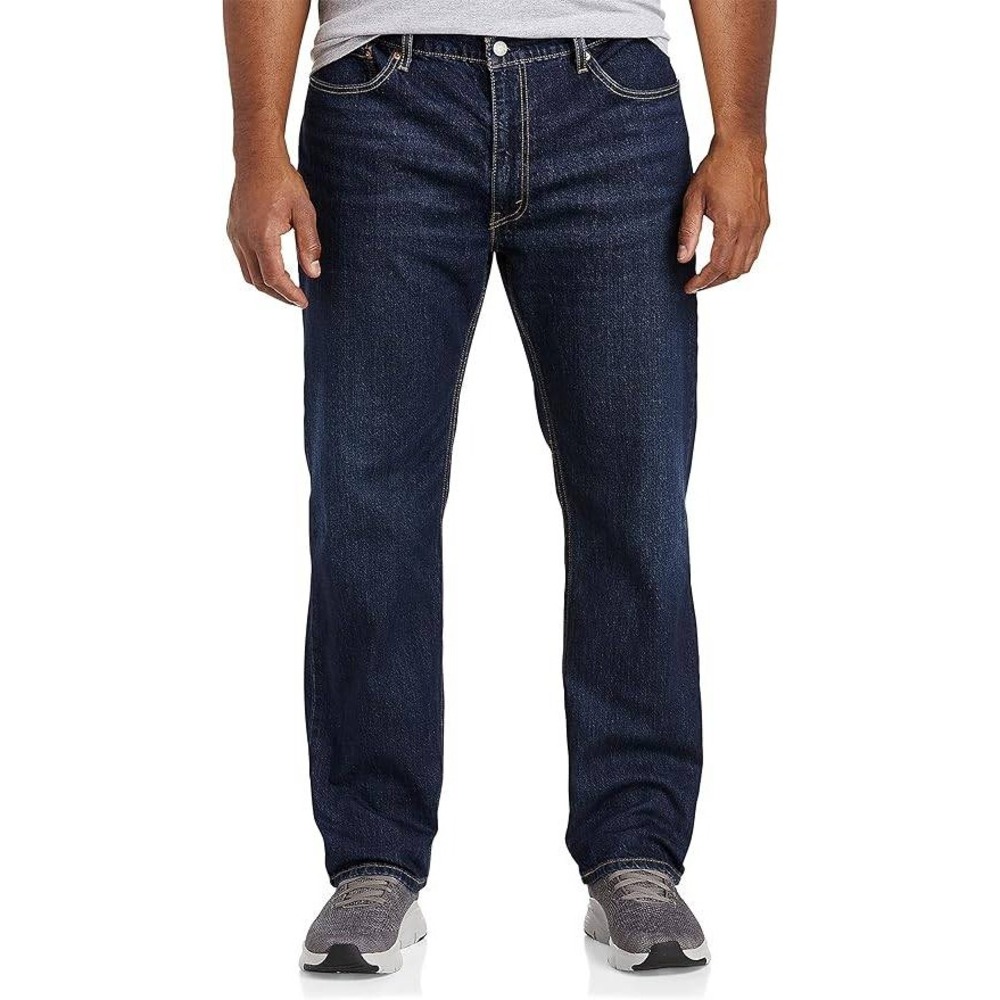 Levi's 519 Straight Fit Jeans Dark Wash Denim Pants Mens 38x34 Casual Workwear‎